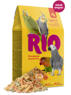 картинка Яичный корм для средних и крупных попугаев, RIO от зоомагазина Кандибобер
