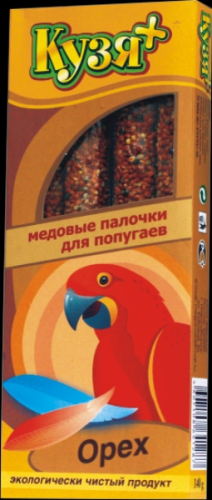 картинка Палочки для попугаев "Орех", 4шт. от зоомагазина Кандибобер